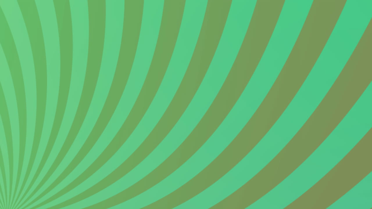 녹색 배경에 대해 회전하고 움직이는 줄무 ⁇