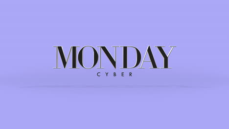 Eleganter-Cyber-Monday-Text-Auf-Violettem-Farbverlauf