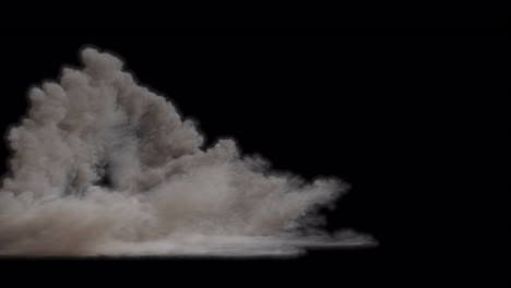 dust cloud effect