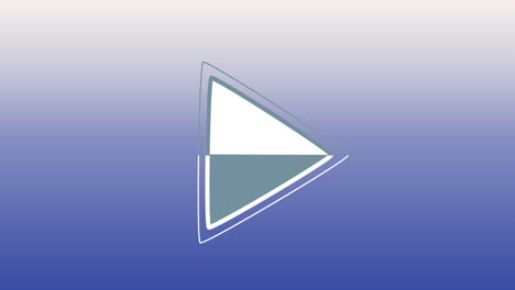 animación de formas triangulares abstractas que se mueven contra un fondo de gradiente azul.