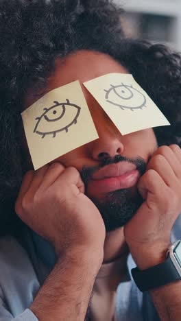 a creative expression of emotions with sticky notes on a sunny afternoon