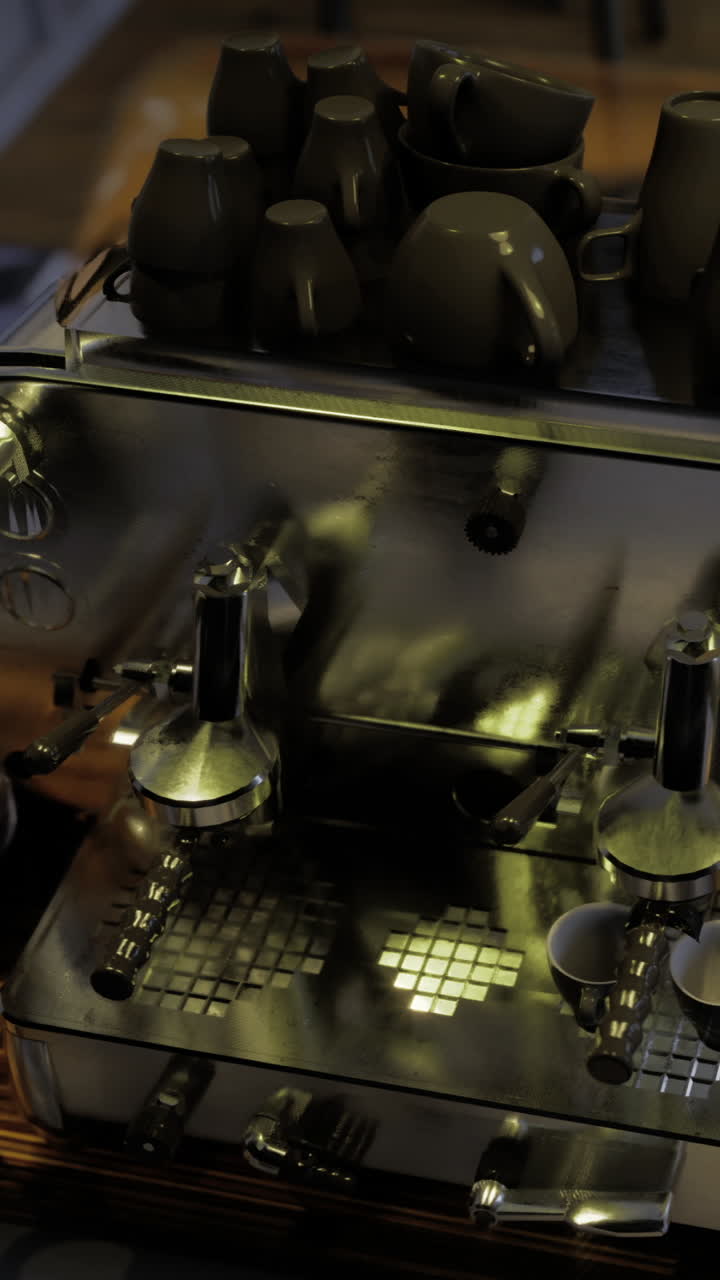 Creare la perfezione alla postazione caffè con mani abili.