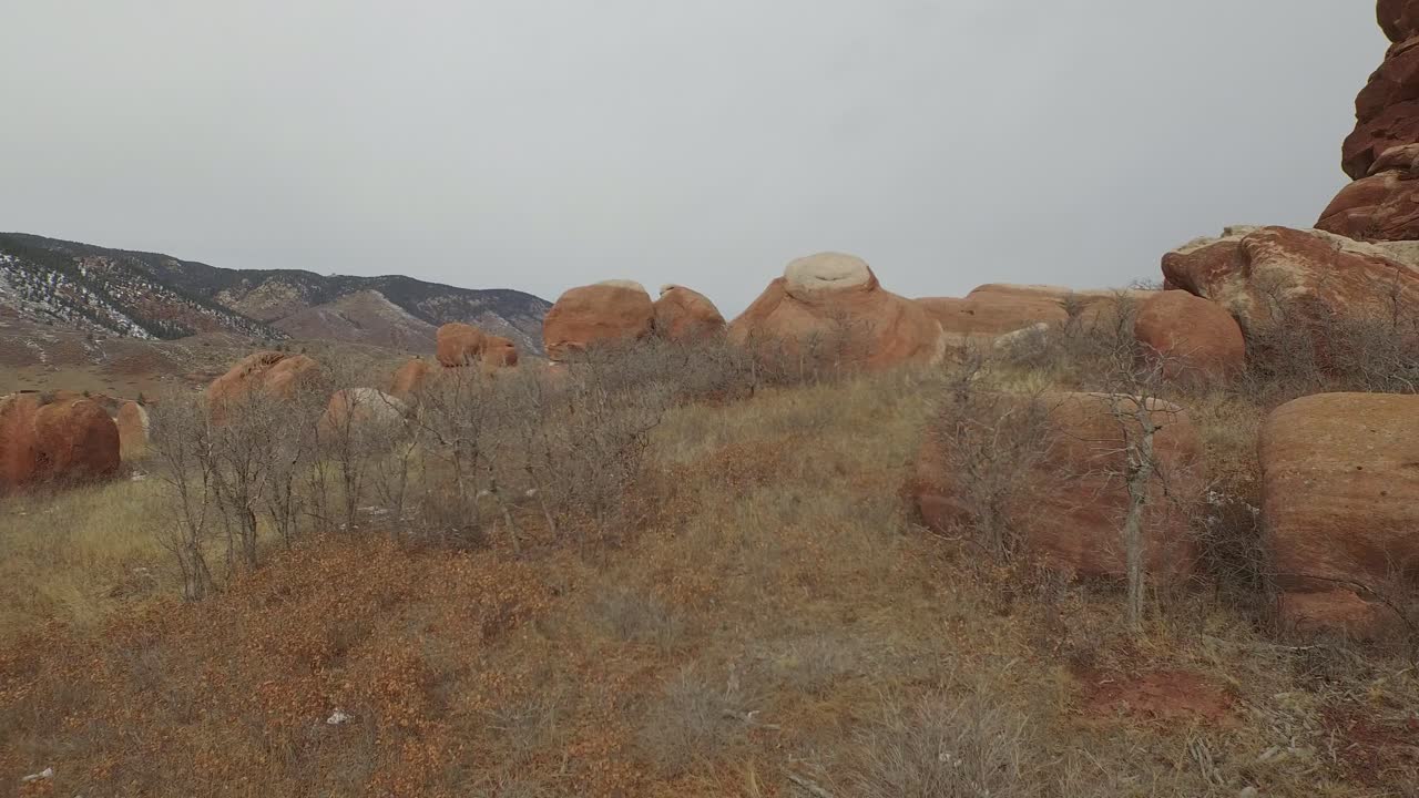 снимок гор и равнин колорадо