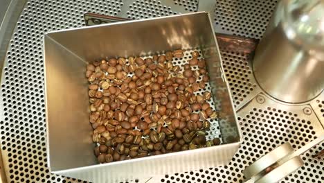 Footages-Of-The-Processes-Of-Coffee-Roasting-With-The-Coffee-Roaster