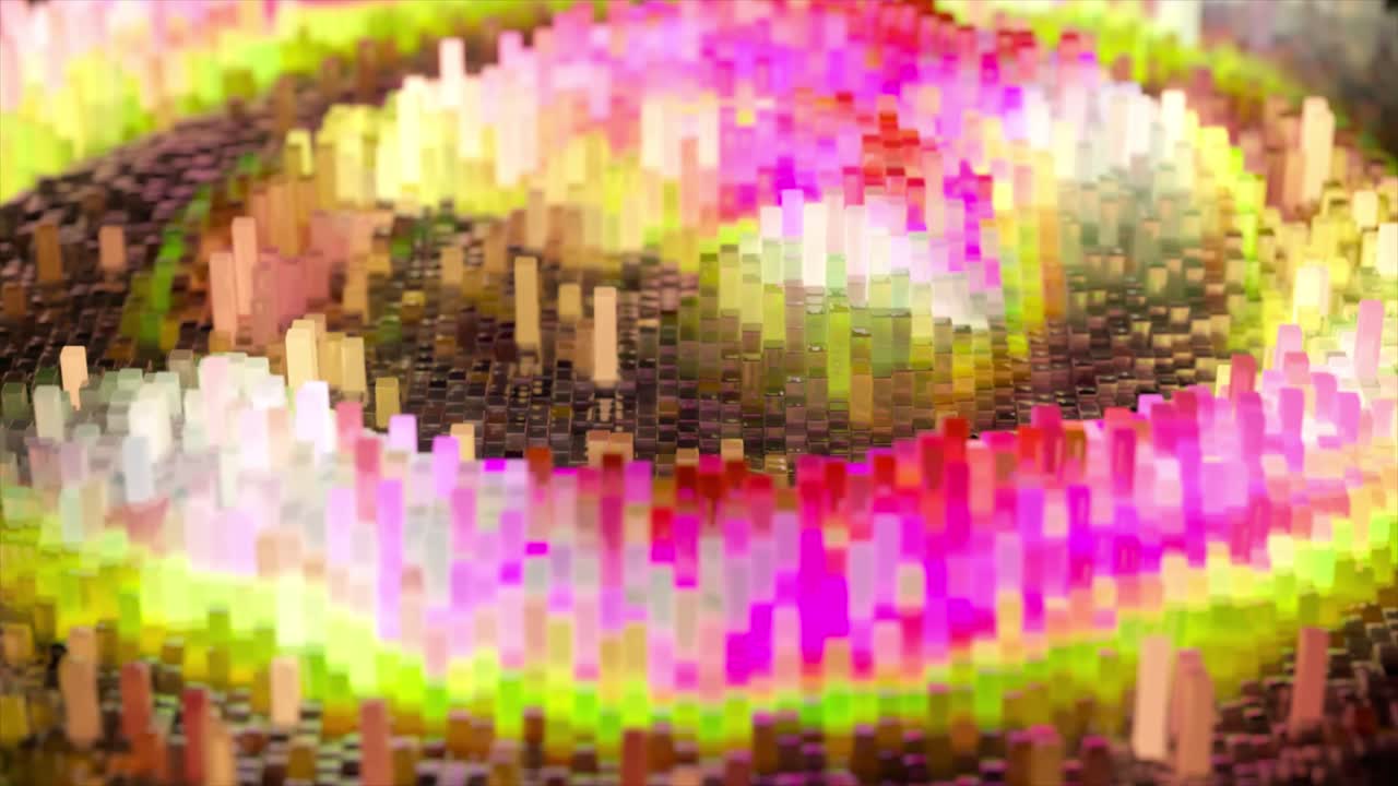 추상적인 다채로운 기하학적 나선형