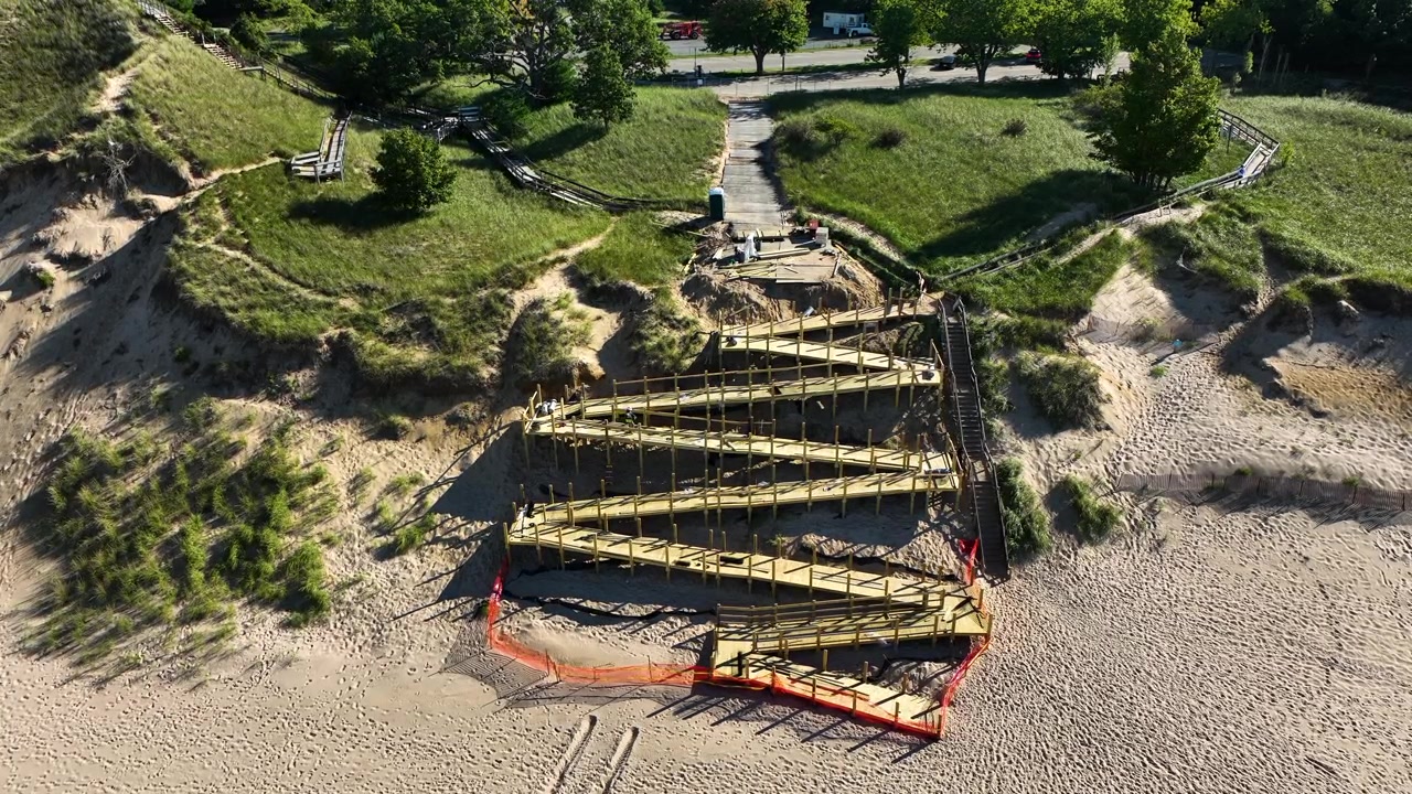 A project to make the Lake Michigan lakeshore more accessible.