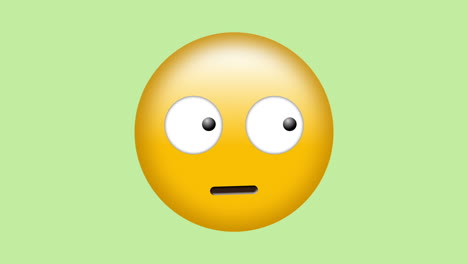 emoji looking around with eyes moving