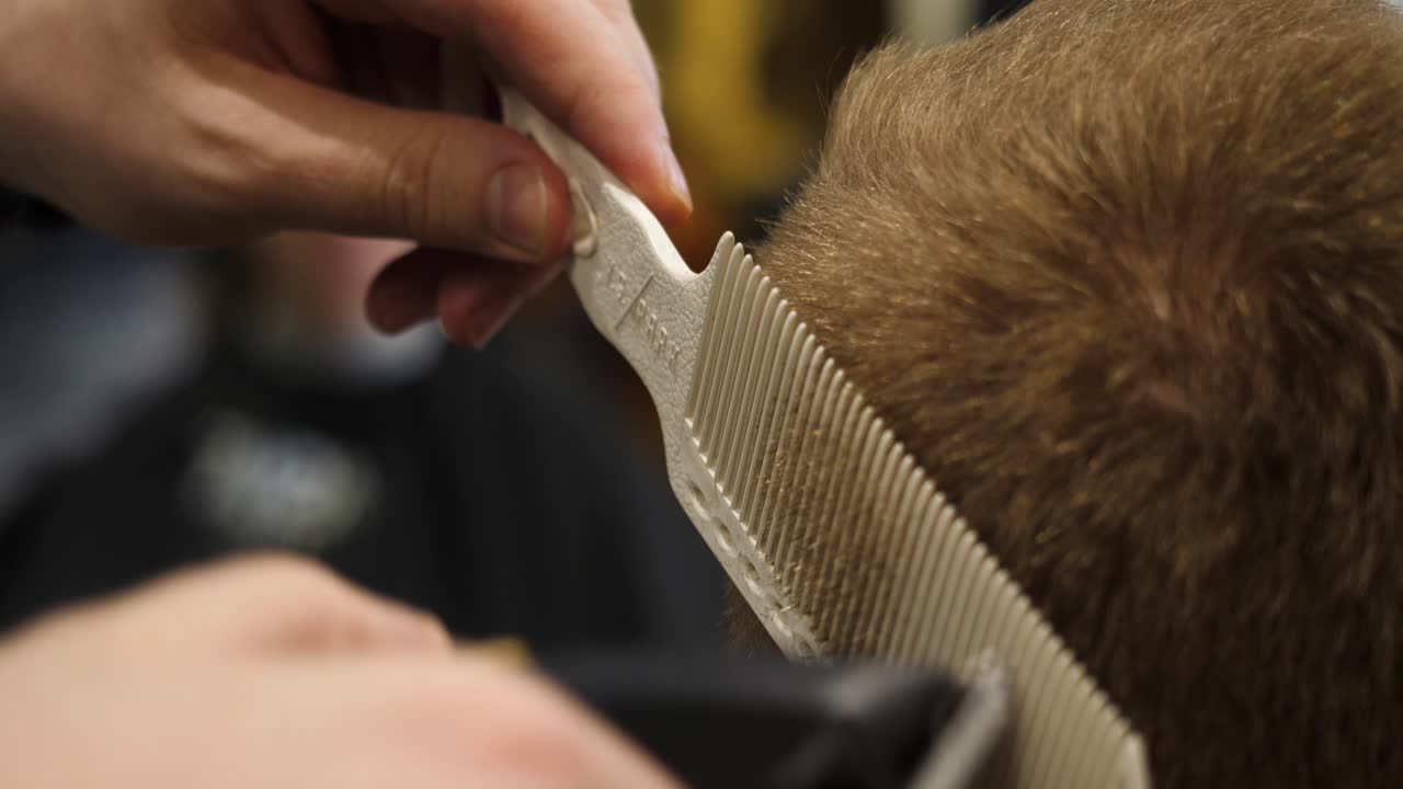 corte de pelo en curso