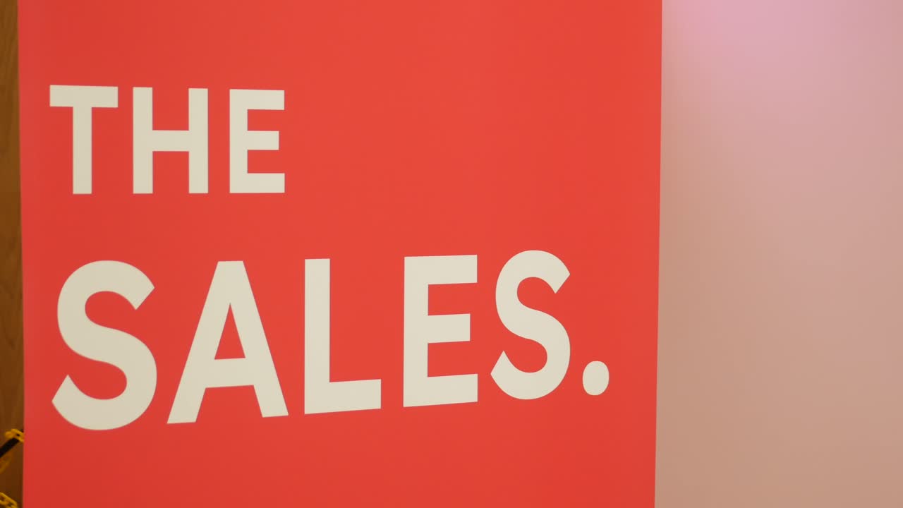 Sales Promotion Sign