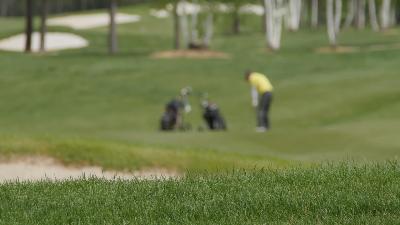 Golfers on a Golf Course