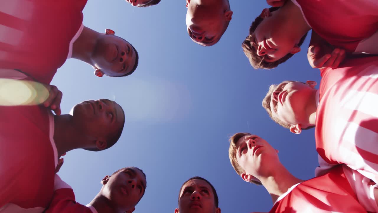 Rugby players reunited on the field