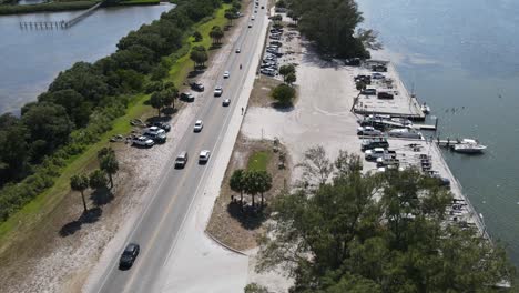 Timelapse-De-La-Rampa-Del-Barco-En-Sarasota,-Florida