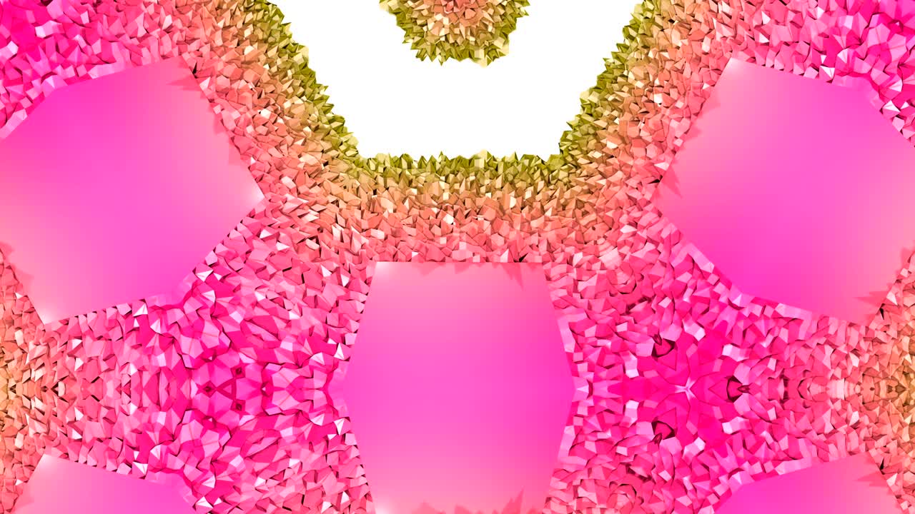 추상적인 낮은 폴리 스타일 루프 된 배경, 4k에서 3d 원활한 애니메이션, 현대적인 그라디언트 색상