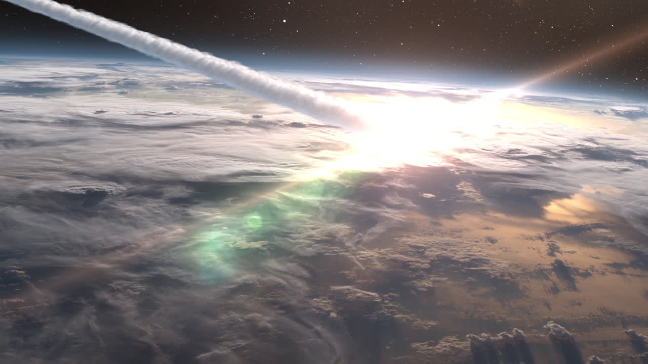 impacto de un asteroide en la tierra