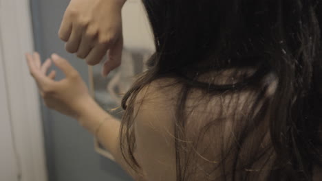 beautiful latina girl dancing naked back and neck arty