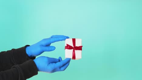 coronavirus xmas surprise gift delivery hygiene