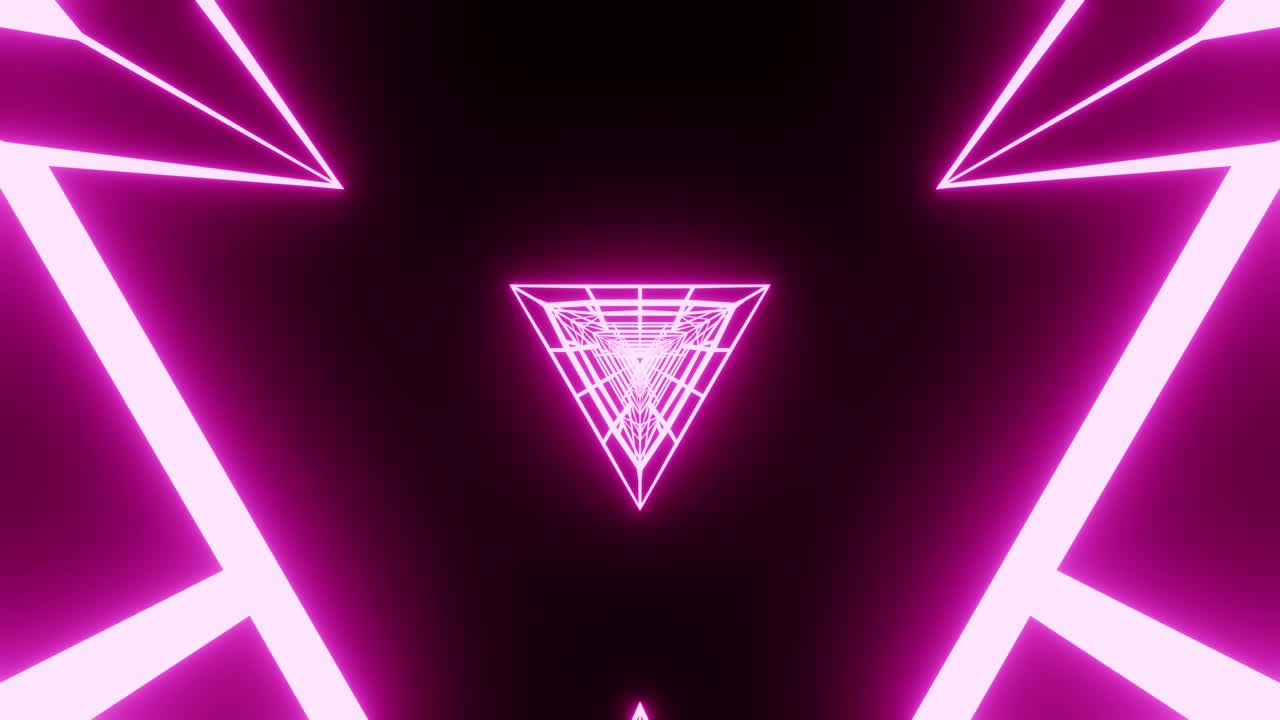 rosa viola neon tunnel del male vj loop