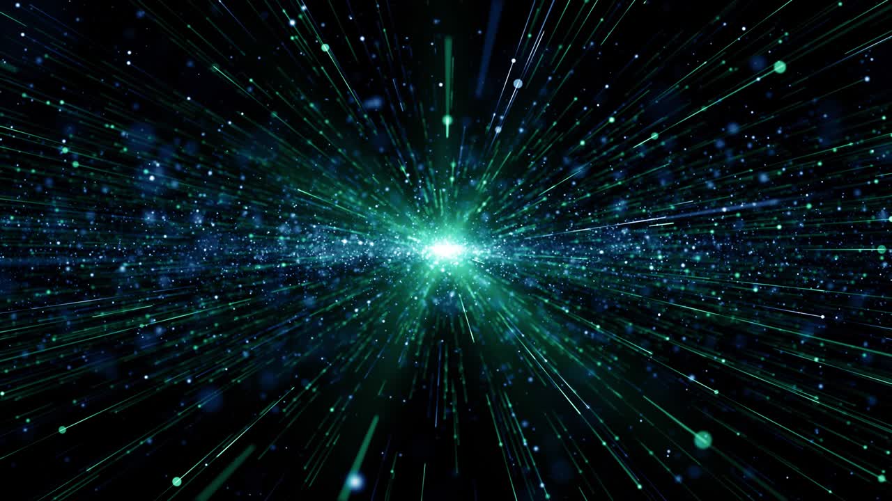 Particles dust abstract light bokeh motion titles cinematic background loop