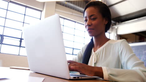 business woman using technology
