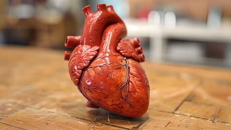 anatomical model of a human heart