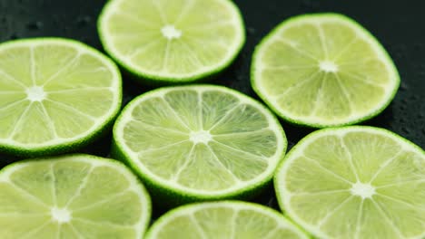 slices of sour fresh lime