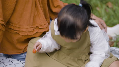 mother and daughter at the park