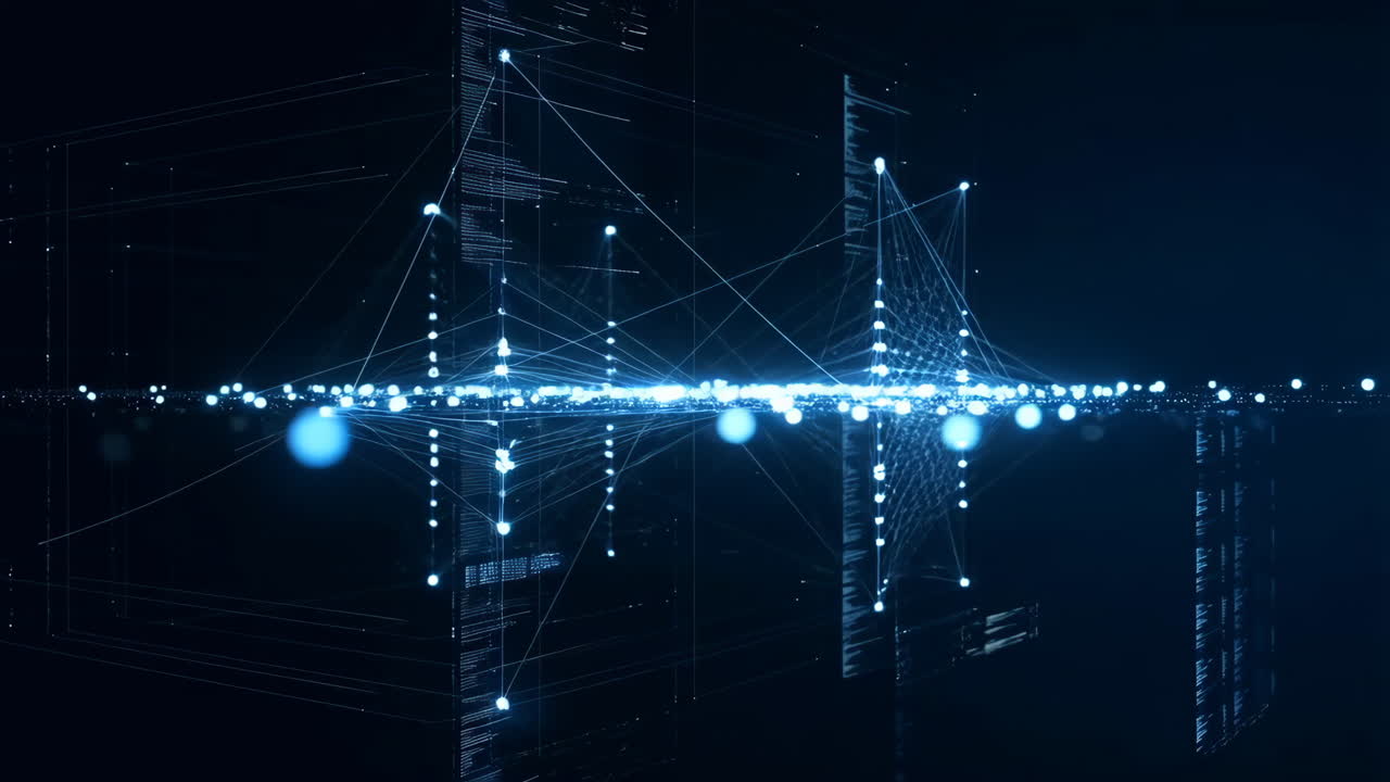 red digital abstracta