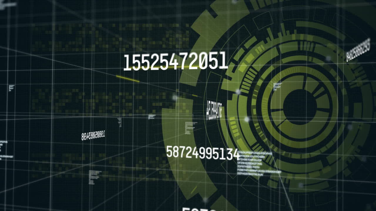 Animation of data processing over scope scanning