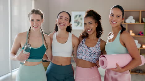 group of women in activewear