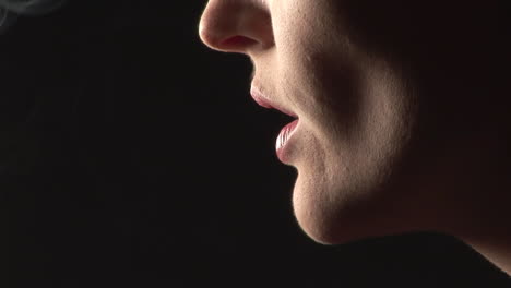 stock footage smoking