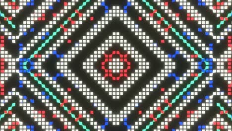 animación en bucle de vj del mosaico de píxeles ver12