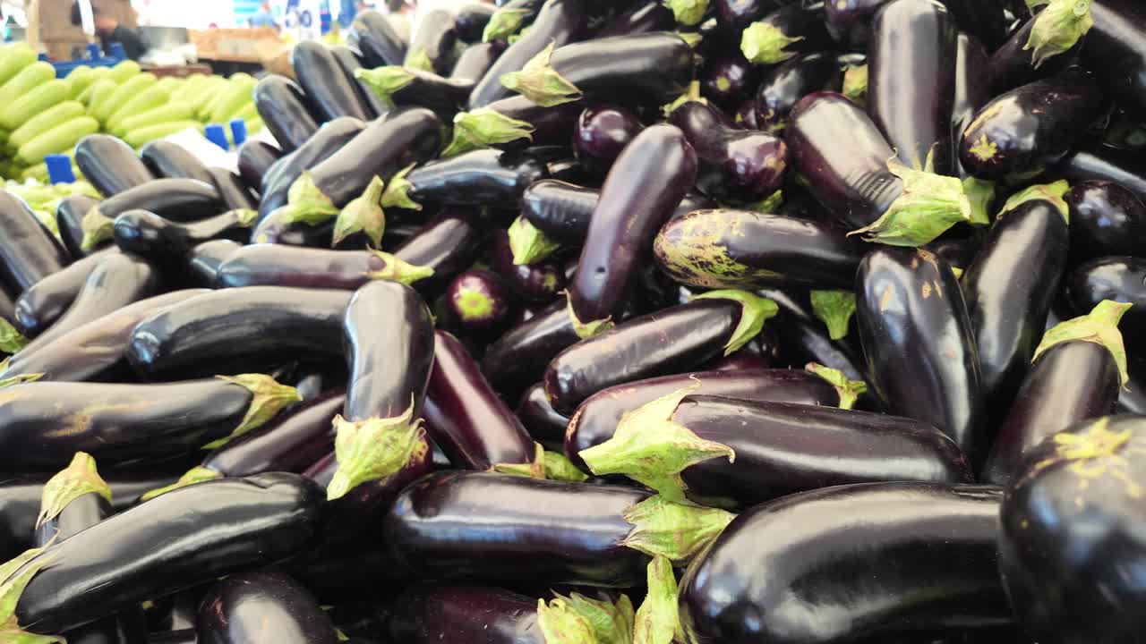 Pile of Eggplants
