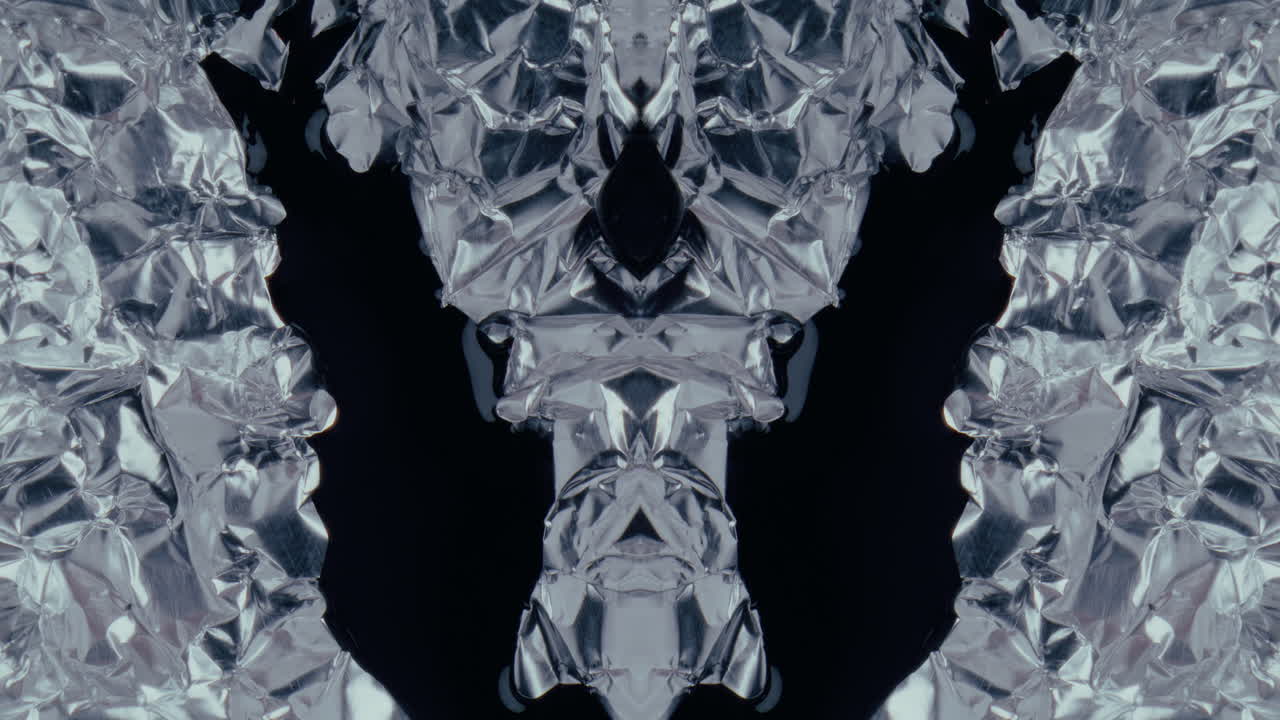 Abstract Crumpled Foil Pattern