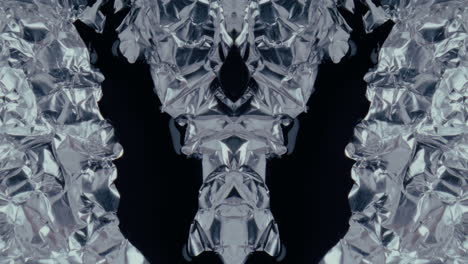 abstract crumpled foil pattern
