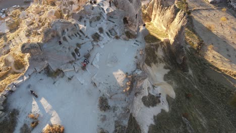 drone shot tower rock