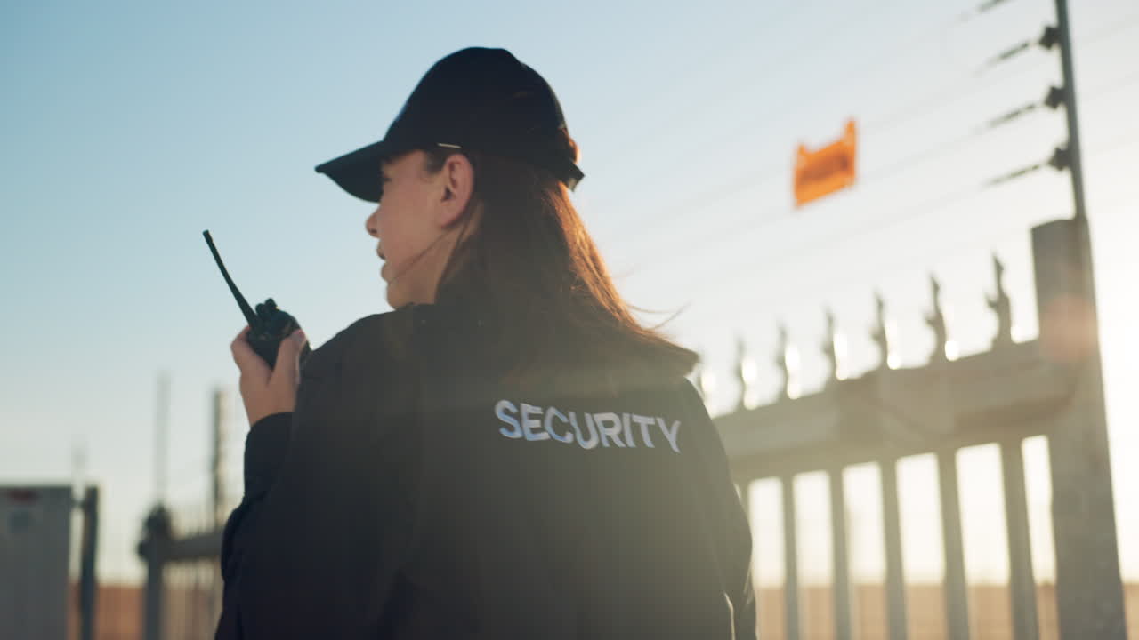 guardia de seguridad de servicio