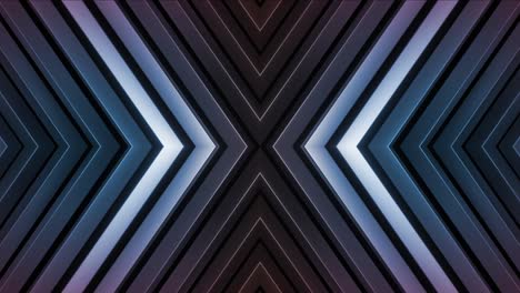 abstract geometric pattern with arrows and light