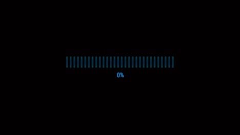 Animation colorful loading bar.
