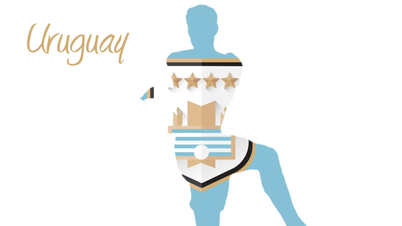 la copa del mundo de uruguay 2014 animación con jugador