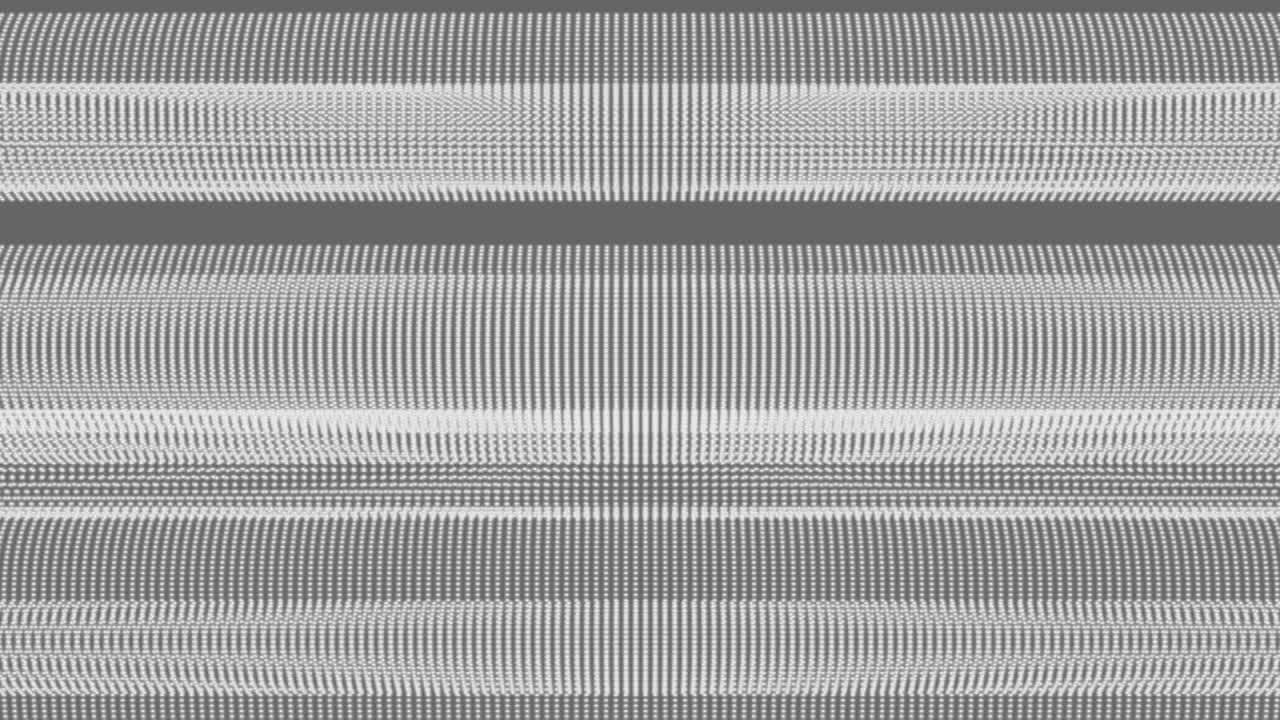 Animation of flowing information lines and mesh of network connections on a grey background
