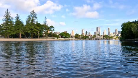 scenic boat journey through gold coast canals