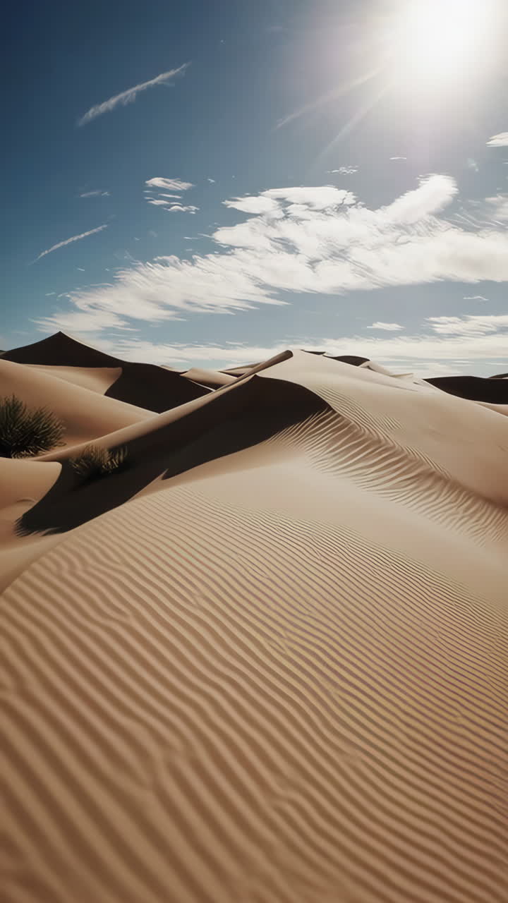 paisaje de dunas de arena del desierto