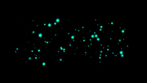 partículas brillantes abstractas en el espacio, fondo abstracto generado por computadora