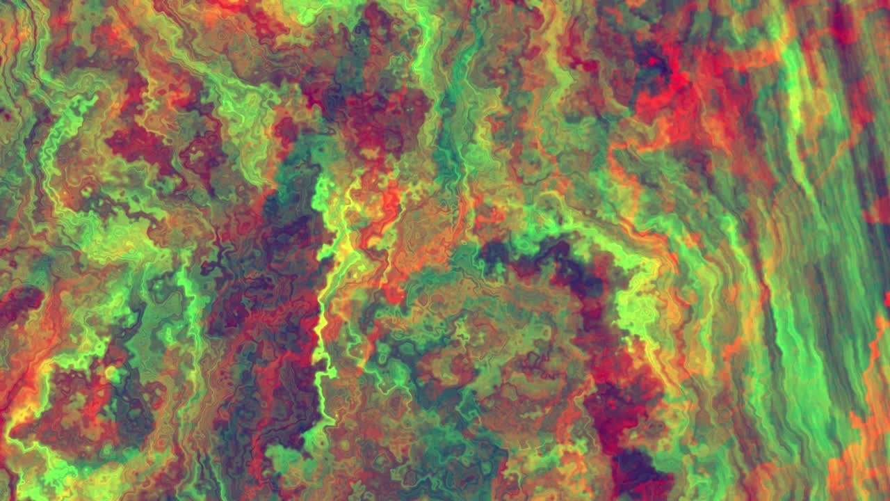 추상적이고 사이키델릭한 파동의 다채로운 배경