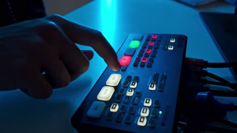 operating a video production switcher