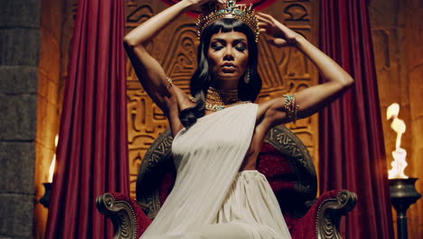 ancient egyptian queen portrait