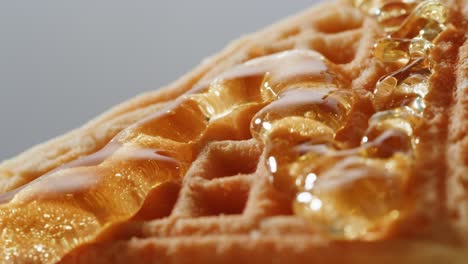 honey drizzled waffle