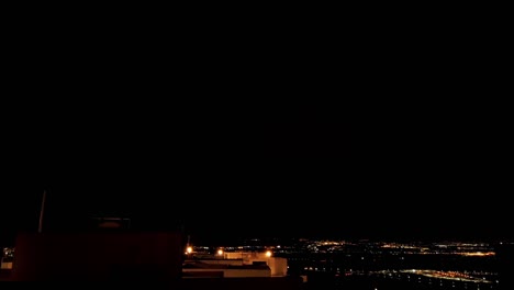 Tormenta-Sobre-Querétaro-México-En-Una-Noche-Realmente-Negra