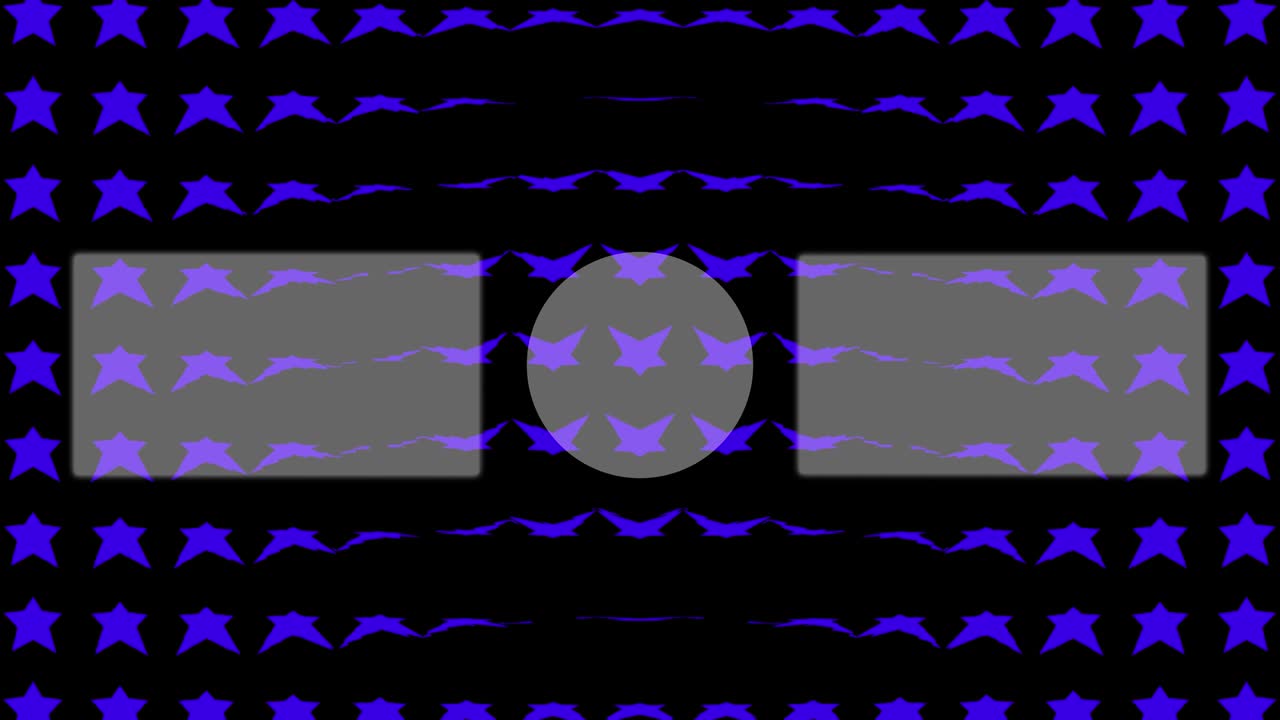 tarjeta de final de onda de estrella pantalla de final de gráficos de movimiento