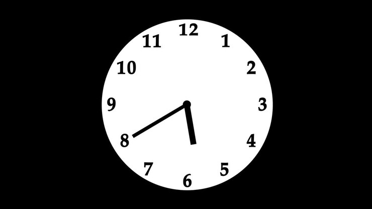 Shooting of hours. Time lapse. Alpha channel included. Png+alpha